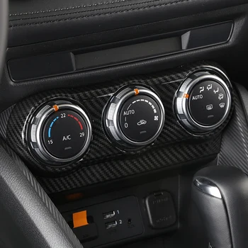 ABS Masina Consola centrala Aer condiționat Butonul Capacul Panoului Ornamental Decoratiuni Autocolante Pentru Mazda CX3 CX-3 2016 2017 2018 Accesorii