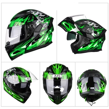 Motocicleta casca microfon cască Bluetooth Balaclava motocross motocross casca capacete de moto chopper cu motor de motocicleta casca