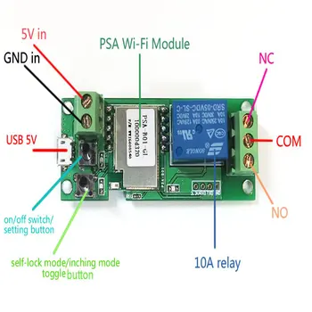 WiFi inteligent de Control de la Distanță DIY Comutator Wireless Universal Modulul DC5V 12V 32V auto-blocare Comutator Wifi Timer pentru Casa Inteligentă