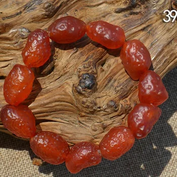 Naturale Agat De Cânepă Taitei Bratara Cherry Red Piatră Brățară Bijuterii Fine Bijuterii Piatră Prețioasă Brățară