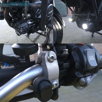 FADUIES 40W LED Lampă Auxiliară Super-Luminos Ceață de Conducere Kituri de Lumina Cu Protejeze Gărzile de Cabluri Pentru Motocicleta BMW K1600