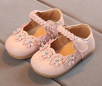 Fetițele pantofi de printesa copilul de primavara toamna de pantofi nina sapatos panglica curea de flori mary janes nunta formala ieftine chaussure