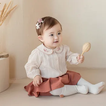2020 Copilul Nou-coreean Jos pantaloni Scurți Copii Mici, Copii de Pâine Pantaloni Drăguț Dantelă Fusta