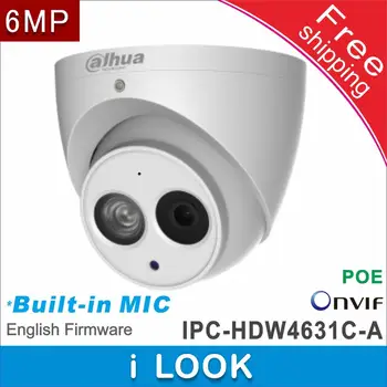 Livrare gratuita Suport POE Dahua Camera IP de rețea cctv IPC-HDW4631C-O înlocuiți IPC-HDW1531S Built-in MICROFON HD 6MP Dome