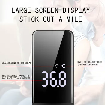 Non-contact frunte cu infraroșu electronice de detectare a căldurii portabile termometru (versiunea engleză) termometro digital adulto 50*