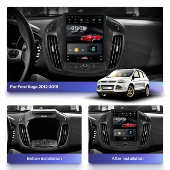 4G Lte 32G ROM Verticale android 10.0 sistem multimedia video player radio pentru ford escape kuga 2012-2019 C-MAX navigare stereo