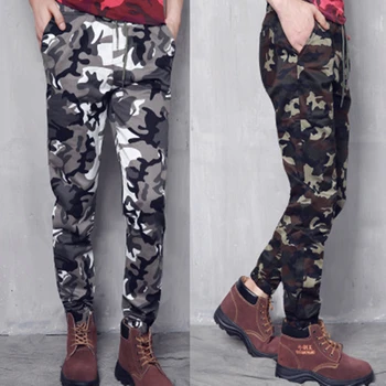 Toamna Barbati Brand de Moda Militare Cargo Pantaloni cu mai Multe buzunare pentru Bărbați Pantaloni Casual Pantaloni Salopete Pantaloni de Camuflaj Om Bumbac