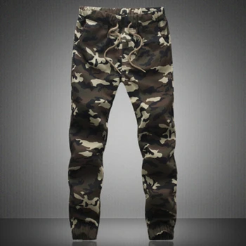 Toamna Barbati Brand de Moda Militare Cargo Pantaloni cu mai Multe buzunare pentru Bărbați Pantaloni Casual Pantaloni Salopete Pantaloni de Camuflaj Om Bumbac
