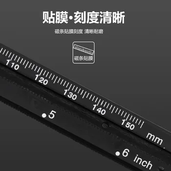 De înaltă calitate 150MM portabile banda de plastic metru, șubler cu vernier de măsurare interior diametru exterior adâncime