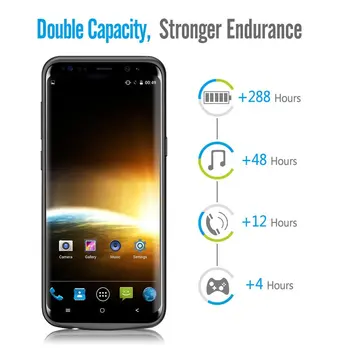 Produse noi 5500mAh telefon inteligent baterie caz pentru Samsung S8 plus S8+ 5000mAh incarcatorul caz de colorat pentru Samsung galaxy S8