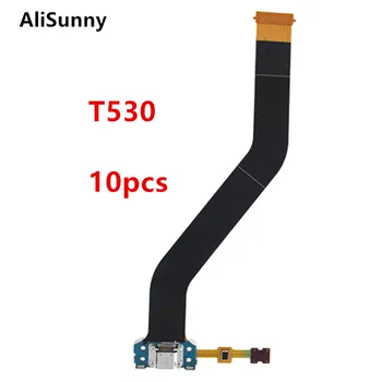 AliSunny 10buc Portul de Încărcare Cablu Flex pentru SamSung Tab 4 10.1 SM-T530 T531 T533 Încărcător Port USB Conector Dock Piese de schimb