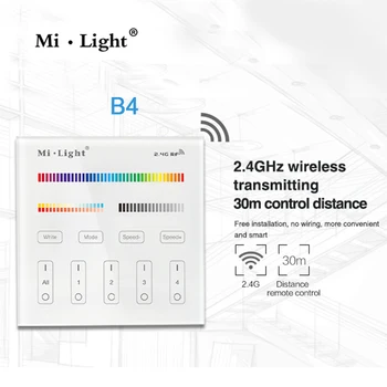 Miboxer PL5 40W RGB+CCT Panoul de Lumina Driver 2.4 G wireless Smart Panel Controler de la Distanță B8/FUT089/FUT092/B4/T4