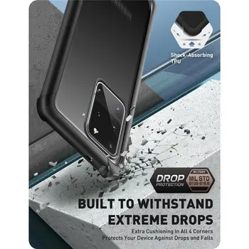 Pentru Samsung Galaxy S20 Ultra Caz Clayco Forza Full-Corp Robust Acoperi, Built-in Ecran Protector Compatibil cu ID-ul de Amprente
