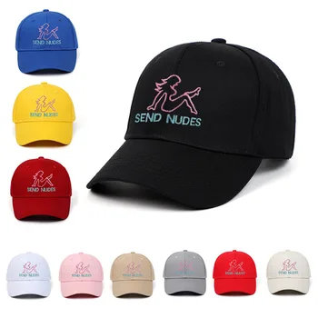 2020 Șapcă de Baseball Moda Bumbac Scrisoare Broderie Snapback Casquette Pălării Capac TRIMITE NUDURI de Vară Tata Pălărie de sex Masculin Kpop Sport Pălărie