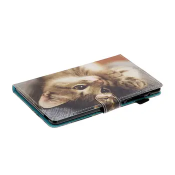 Pentru Huawei MatePad T8 8.0 Caz Acoperire KOB2-W09 KOB2-L09 Kobe2-L03 Coque Funda Tableta de Moda Cat Flip Stand Piele Shell +Cadou