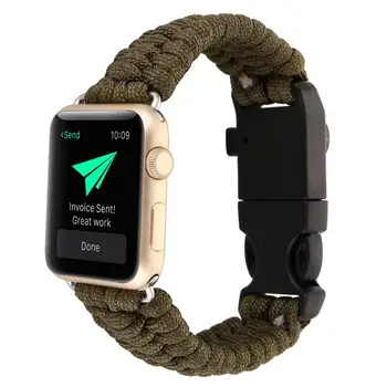 Moda curea bandă pentru apple watch Seria 5 4 3 2 1 curea nailon pentru iwatch stiluri clasice culori model cu adaptoare 38 42mm