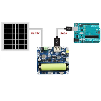Panou Solar de Alimentare Placa de Modul de Gestionare Baterie litiu 6V-24V Încărcare Solară Reglementate Incarcator MPPT USB Adaptor de Alimentare