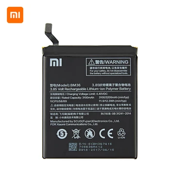 Xiao km Orginal BM36 Baterie 3200mAh Pentru Xiaomi Mi 5S MI5S m5-urile sunt BM36 de Înaltă Calitate Telefon Înlocuire Baterii +Instrumente