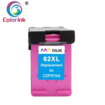 ColoInk 62XL Reumplut Cartuș de Cerneală color pentru hp 62 XL hp62 pentru HP Envy 5640 OfficeJet 200 250 5540 5740 5542 7640 printer