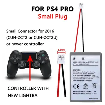 2000mAh (interfață de 3,5 mm) Acumulator pentru Sony PS4 pro PS4pro Controler Wireless de Rezervă Li-ion KCR1410