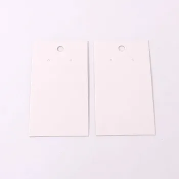 50pcs 5x9cm Cercel Card de Afișare Cercel Cartelei Gol Hârtie Kraft Categorie Știfturi de Ureche Lung Picătură de Carte pentru Bijuterii Display Card