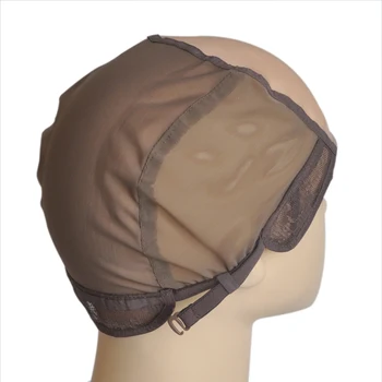 De înaltă Calitate Mono Lace Wig Cap Pentru a Face Peruca Cu Bretele Reglabile Banda Anti-alunecare Margine de Țesut Extensie de Păr Capac