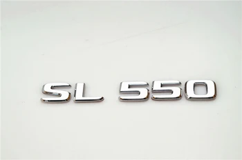 Emblema, Insigna Decal Portbagaj Spate cu ABS pentru Mercedes-Benz SL350 SL400 SL450 SL500 SL550 SL63 SL65 Chrome Masina Autocolante Decorare