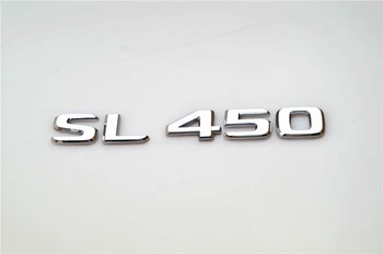 Emblema, Insigna Decal Portbagaj Spate cu ABS pentru Mercedes-Benz SL350 SL400 SL450 SL500 SL550 SL63 SL65 Chrome Masina Autocolante Decorare
