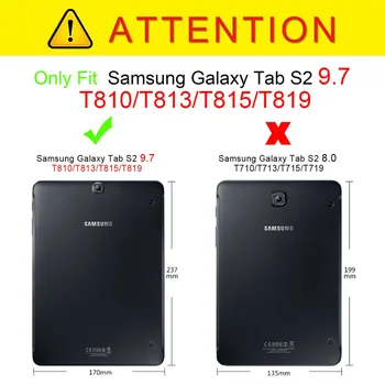 Imprimare 3D din Piele de Caz pentru Samsung Galaxy Tab S2 9.7 T810 T813 T815 T819 9.7 inch acoperire pentru Samsung Tab S2 9.7 caz+Film