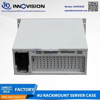 HQ 4U rack mount șasiu IPC610H cu Vizuale si Sonore de Alarmă de Notificare