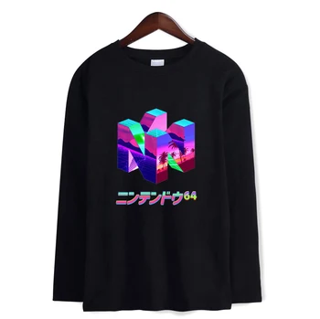 2020 Noua Moda Clasic Gamer N64 Imprimare Crewneck t-shirt Costum tricou Harajuku Plus Dimensiune tricou Tricou Hip Hop Streetwear
