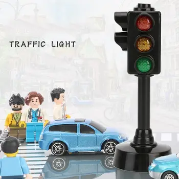 1buc Simulare de Trafic Model de Lumină de Siguranță pentru Copii de Învățământ Prop Joaca Copii, Casă de Jucărie Jucărie Lumina Tra Scena Semnal Accesorii T0X3