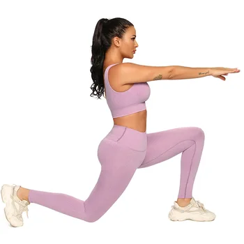 Jellpe 2020 Noi Femeile Yoga Set Sport Imbracaminte Sport Femei Respirabil Yoga Jambiere Căptușit Sutien De Sport Haine De Antrenament Sală De Gimnastică Set