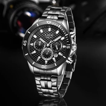 LIGE Waches 2020 Nou Mens Watch de Brand de Top de Moda de Lux Ceas Sport Pentru Barbati Armată Militar Impermeabil Ceasuri de Om Încheietura Ceasuri