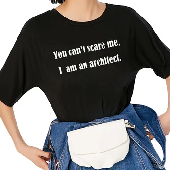 Nu Ma Sperii eu sunt Arhitect Harajuku tricouri Haioase tricou Femei de Îmbrăcăminte Casual, cu Maneci Scurte Topuri Teuri Plus Dimensiune