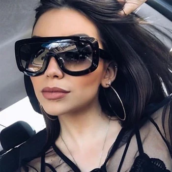 Supradimensionat Acetat Pătrat ochelari de Soare Brand de Lux Designer de ochelari de Soare pentru Femei Sexy Shades Ochelari Cadru Unisex Ochelari de Gafas