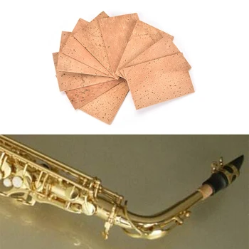 IRIN 10buc Saxofon Soprano Alto Tenor, Clarinet Comun Naturale Gât Foaie de Plută Sax Piese Accesorii Plută Naturală Kit