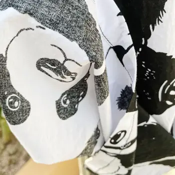 2021 Primavara-Vara Scoala de Fete de Moda Panda Rochie cu Maneca Lunga Copii Rochii Baby Toddler Cheongsam Copii Qipao Haine
