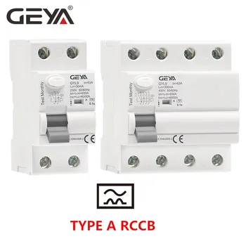 GEYA GYL9 Tip RCD Curent Rezidual Circuit Breaker ELCB 4Pole 40A 63A RCD ELCB Detecta Pulsează DC Curent Rezidual