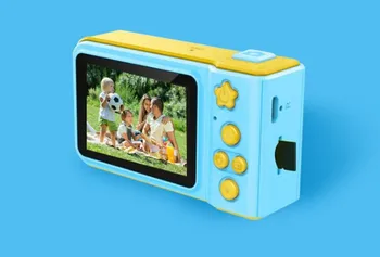 Copii Mini Camere Digitale 2 Inch HD IPS Ecran Color de 8 Milioane de Pixeli Jucărie de Fotografie Camera Video pentru Copii, Cadou de Ziua de nastere