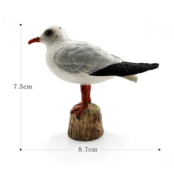 Artificiale Pescăruș Puffin pasăre de Mare Simulare pe model Animal PVC figurina decor acasă în miniatură fairy garden decor accesorii