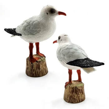 Artificiale Pescăruș Puffin pasăre de Mare Simulare pe model Animal PVC figurina decor acasă în miniatură fairy garden decor accesorii