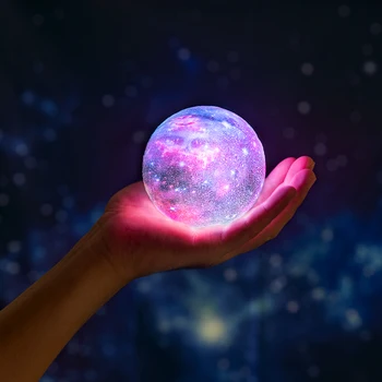 Novedades 2020 Luna Lampă cel Mai bun Lumini de Crăciun Lumina de Noapte de Imprimare 3D Galaxy Lampă În Cameră Star Moon Light Decor