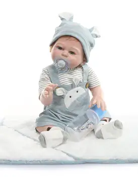 50CM născut prematur bebe Renăscut Păpuși Realiste Fete băieți fete nou-născut baby Doll soft corp plin de silicon cadou de ziua Boneca