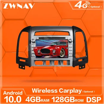 128GB Carplay Android 10.0 Player pe Ecran Pentru Hyundai Santa Fe 2012 2013 GPS Auto Navi Auto Audio Stereo Radio Unitatea de Cap