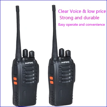 2 Walkie Talkie Două Fel de Radio Interfon Wireless bf-888s baofeng 888s cu UHF400-470MHz Merge, Vorbește, CB Radio, Comunicator