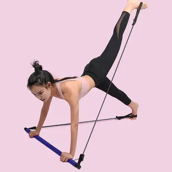 MOVIGOR Multifunctional Pilates Stick Yoga Raliu Rod Portabil Body Shaper Pull-up-uri de Fitness Benzile de Rezistență de Formare Trage Coarda