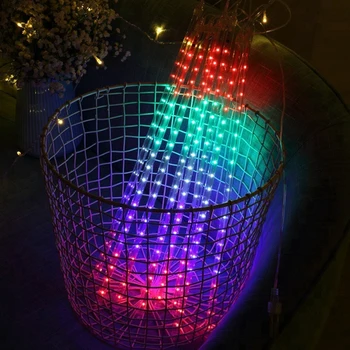 Valentine Impermeabil 50cm 8 Tub de Vacanță Ploaie de Meteoriți Șir LED Lumini pentru Interior Grădină în aer liber, Petrecere de Nunta Decor Copac