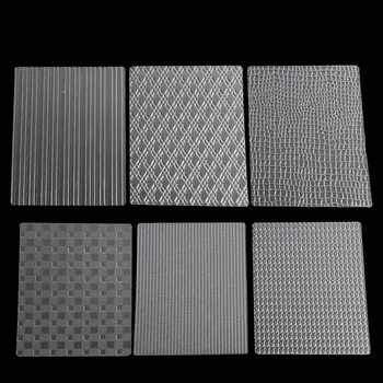 6 Buc Zahar Ambarcațiuni De Imprimare Mor Zăbrele De Frontieră Decor Instrumente Tort Mucegai Transparent Textura Mat Bag Dungă
