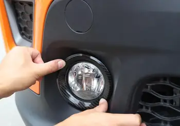Ceață față Capacul lămpii de Ceață Lampa Decor Ornamental Autocolant Decal pentru Jeep Renegade 2019 2020 ABS Cromat Auto Exterioare Accesorii